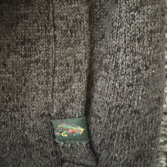 #209 Orvis Sherpa Lined Fleece Sweater Mens small Pullover 1/4 Zip Classic. - Picture 3 of 11